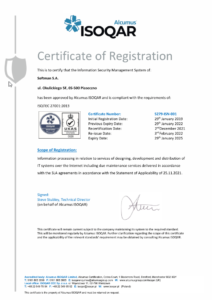 softman-iso-iec-27001-2013-year-2022-eng